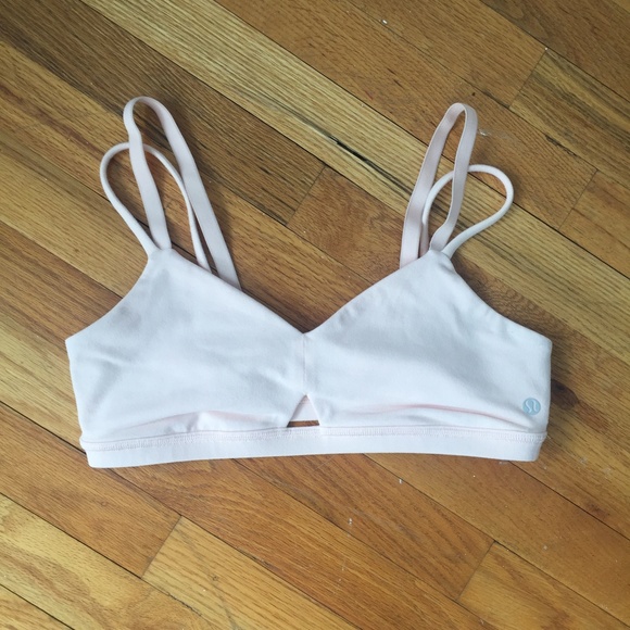 lululemon athletica Other - Lululemon Pink Yoga Cut Out Bra